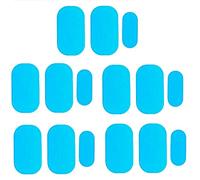 NONDK 15Pcs EMS Hip Muscle Hydrogel Sticker Hip Muscle Training Replacement Gel ABS Buttocks Muscle Gel Pads