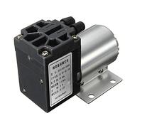 NONDK 1PC Silver+Black 65-120Kpa DC12V 6W Mini Vacuum Pump Negative Pressure Suction Pump with Holder for Gas Analysis Sampling