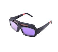 NONDK 1pc Solar Powered Auto Darkening Welding Mask Helmet Goggles Welder Glasses Arc Anti-Shock Lens for Eye Protection