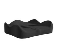 NONDK 1Pcs Memory Foam Seat Cushion - 3D Ergonomic Support, Washable Polyester, Car/Essentials,Black
