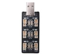 NONDK 1S LiPo Battery USB Charger 3.7V/4.20V 6 Channel 1S LiPo Charger Micro- JST 1.25 JST-PH 2.0 MCX MCPX Connectors