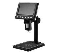 NONDK 1Set 4.3 Inch Digital Microscope 960P Video Microscope Fit for Adults Welding with 8 LED