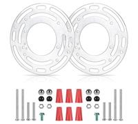 NONDK 2 Pack Light Fixture Mounting Brackets, Ceiling Light Mounting Plate, Wall Light Mount Blocks with and Nuts Easy to Use