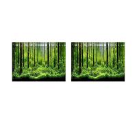 NONDK 2 Piece Adhesive Underwater Background Poster Backdrop Decor Aper Underwater World Decorative Sticker Fish Tank Stickers