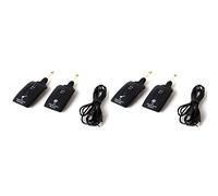 NONDK 2 x 2.4 GHz Wireless Guitar, A9 Rechargeable Digital Guitar Transmitter and Receiver for Electric Guitar, Violin