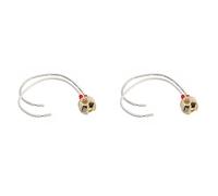 NONDK 2 x MR16/GU5.3 Socket LED Bulb Holder Base Ceramic Cable Main Wire Connector