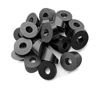 NONDK 20 Pack 1/4In ID Angle Washers Cable Railing Hardware for Cable Railing Posts, for 1/8In 5/32In 3/16In Deck Cable Railing Cable Railing Angled