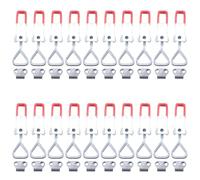 NONDK 20 Pack Adjustable Toggle Clamp 4001, 330 Lbs Holding Capacity, Heavy Duty Quick Release Pull Toggle Clamp