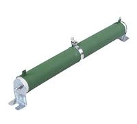 NONDK 200W Watt 100 Ohm Ceramic Tube Adjustable Rheostat Resistor Green