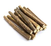NONDK 20Pcs Natural Silvervine Sticks for Matatabi Chew Sticks Teeth Molar Chew Toys for Cat Teeth Cleaning