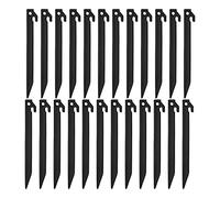 NONDK 24 Pieces Plastic Inflatable Stakes 8.8 Inch Yard Fixed Stakes Garden Decoration
