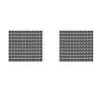 NONDK 240 Pieces Mechanical Keyboard Switch Sticker Noise Dampener Foam Sound Reduction Insulation Film for Switch Stabilizer, A