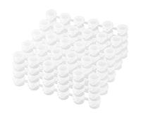 NONDK 25 Strips Empty Paint Pots Strips Mini Clear Storage Containers Painting Arts Crafts Supplies for Classrooms Schools