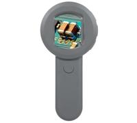 NONDK 2inch Digital Microscope 100X Zoom Magnifying Glass with Light Coin Magnifier with 2 Color Light Mode