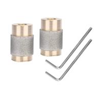 NONDK 2pcs 3/4" Grinder Bit Head Tools, Stained Glass Tools and Supplies for Stained Glass Grinder, for Glass Processing Art