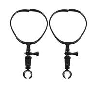 NONDK 2pcs Adjustable Neck Microphone Holder Stand with Shock Mount Portable Mic Stand