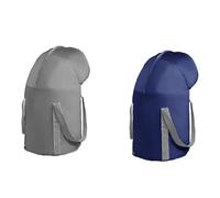 NONDK 2PCS Foldable Foot Bath Bucket Deepening Soaking Basin Portable Sink Camping Foot Washing Bag for Outdoor Travel