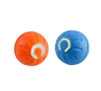 NONDK 2PCS Smart Dog Toy Ball Electronic Interactive Pet Toy Moving Ball USB Automatic Moving Bouncing for Puppy Birthday Gift