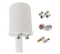 NONDK 2X32DBi 5G Mimo Antenna Feed 1700-4000MHz 2G 3G 4G 5G LTE Outdoor Antenna White 1Set