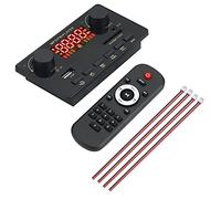 NONDK 2X40W Amplifier Bluetooth 5.0 MP3 Player WAV Decoder Board 12V Car FM Radio Module Support TF USB AUX Handsfree(A)