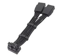 NONDK 2x8pin PCI-E to 16Pin (12+4) PCI-E 16AWG Connector 90-Degree Elbow Connector 2X8PLA
