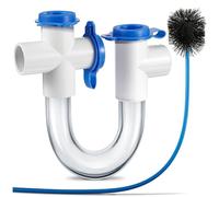 NONDK 3/4 Inch Condensate Collector, PVC U-Shaped Collector for HVAC Air Conditioners, Effectively Drains Condensation Water