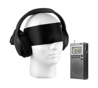 NONDK 3 Pcs Equipment Kit with Box Headphones and Blindfold Investigation Device for Home Outdoor