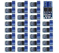 NONDK 30PCS MOSFET Drive Module Module DC 5V-36V 15A(Max 30A) 400W Dual High-Power 0-20KHz PWM DC Motor Speed Controller
