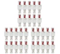 NONDK 30PCS Network Plug Tool-Free RJ45 CAT6 LAN UTP Cable Plug Without Tools CAT5 CAT7 Installation Cable Patch Cable Tool