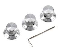 NONDK 3PCS Guitar Knobs with Indicatrix Potentiometer Volume Tone Control Knobs Universal Top Hat Knobs for Guitar//AMPS/Preamps
