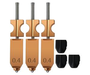NONDK 3PK 0.4MM Upgrade Hotend for AD5X Assembled Extruder Hotend Kit All Metal Quick Detachable Integrated Nozzle