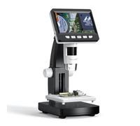 NONDK 4.3inch Digital Microscope 1000X Magnification USB Coin Microscopio 8LED Electron Microscopes for Computer