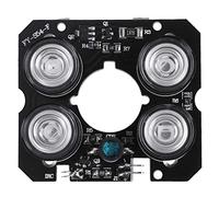NONDK 4 array IR led Spot Light Infrared 4x IR LED board for CCTV cameras night vision (52mm diameter)