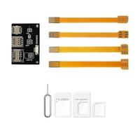 NONDK 4 in 1 Phone IC Card Activation Tool 5/15cm Flexible Cable Line Card Extension Adapter for Nano SIM FPC