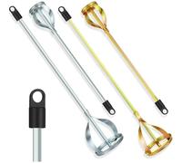NONDK 4 Pcs Paint Mixer for Drill Paint Stirrer Fits 1-5 Gallon Buckets for All Standard Drill Bits, for Concrete Resin Epoxy