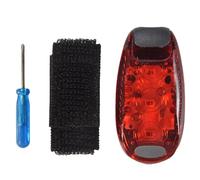 NONDK 4 Pcs Safety Light Waterproof Red Flashing Bicycle Rear Light, Suitable for Running, Walking, Cycling, Helmet, Etc