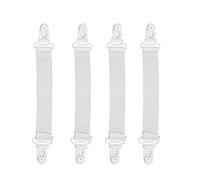 NONDK 4 Pieces of Bed Sheet Fastening Clip Bed Mattress Sheet Clips