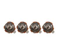 NONDK 4 x Guitar Parts and Accessories 1/4 6.35 mm 2 Conductors Mono Chassis Guitar Input Output