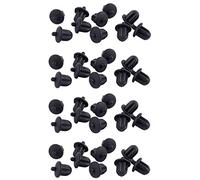 NONDK 40 x Black Rubber 6.35 mm Audio PC PC Microphone DVD Dust Cover