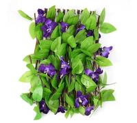 NONDK 40cm Simulation Fence Garden Decorative Plants Artificial Flower Retractable Garden Privacy Fence Decorative Fence