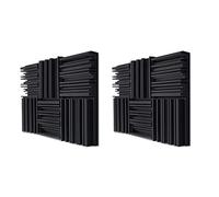 NONDK 48 Pieces Studio Acoustic Foam Panels Soundproof Sponge Drum Ktv Room Absorption Treatment Polyurethane Wall Acoustic Foam Pad