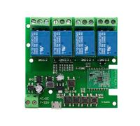 NONDK 4CH Smart Switch Module Self-Locking and Timing Switch Wireless WiFi Remote Control