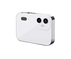 NONDK 4K CCD Digital Camera 64MP Digital Flash Video Camera with Touch Screen 16X Digital Zoom IR Night Vision Camera White