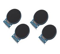 NONDK 4PCS .28 Inch Circular TFT Display 240x240 Resolution, GC9A01 Driver Chip Compatible, SPI Interface IPS Screen