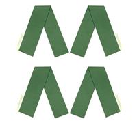 NONDK 4Pcs 3.93FTx 7.5IN Long Canvas Sandbags- Thickened Canvas Flood Protection Sand Bags with Elastic Band for Door Window