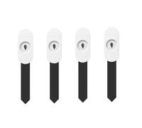 NONDK 4Pcs Automation Irrigation Detector Zigbee Soil Moisture Sensor Garden Temperature Humidity Tester for/Home