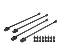 NONDK 4Pcs Camping Table Leg Camping Folding Legs Heavy Duty Table Leg with Screws Coffee Table Legs 35cm