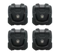 NONDK 4PCS Car Trunk Hooks Organizer Rear Cargo Mounting 4PCS Tie Down Anchor for Pickup Cargo Box Hook Rope Fixed Buckle Luggage Net Fixing Fastener