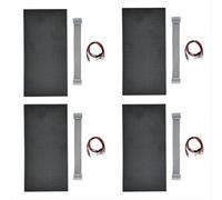 NONDK 4Pcs P5 Indoor LED Screen Panel 64X32 LED Display Module 16 Scan Full Color LED Electronic Screen Display 320X160mm