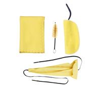 NONDK 4PCS Saxophone Cleaning Cloth Kit Replacement Accessories for Sax and Other Woodwind Instruments, Including Cleaning Cloth Mouthpiece Brush